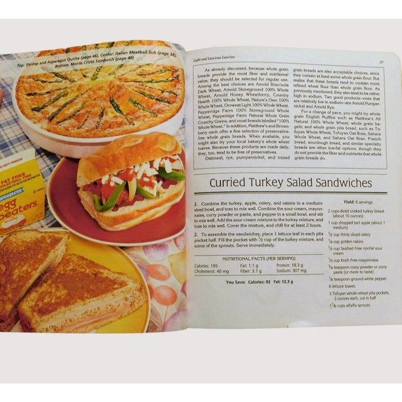 Brand Name Fat Fighters Cookbook by Sandra Woodruff 1995 Recipes Trade PB - Picture 6 of 8